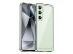 Etui Silikonowe Z Żelową Ramką Do Samsung Galaxy S24 Fe Outer Space Case - Przezroczysty