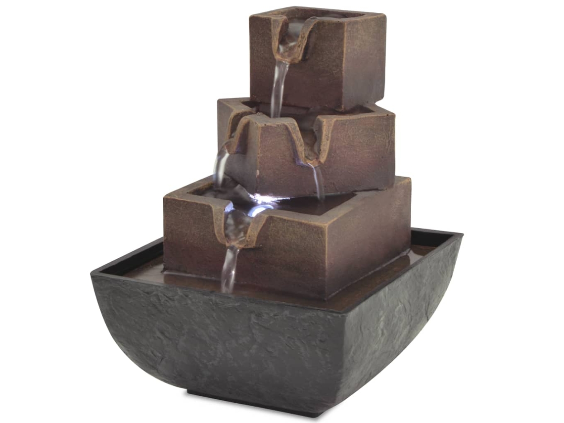 Indoor Fountain, Indoor Fountains Vidaxl Cinzeto Poliresina