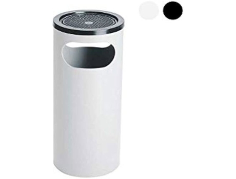 Cinzeiro GIGANPLAST Preto Resistente Às Intempéries Compartimento Porta-Recusas Retardante de Chama