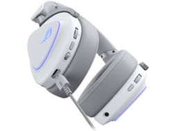 Auscultadores Gaming ASUS Rog Delta II RGB (Wireless - Branco)
