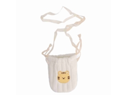 Mali bolsa Infantil com Cordão Bordado Cute para Menina Toddler Bag de Fotografia Onça