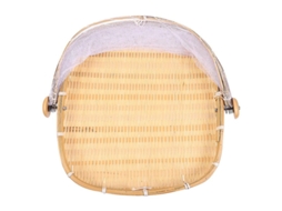 1pcs Cesta De Bambu Multiuso Allinless