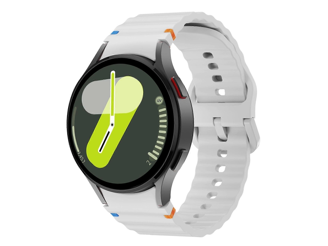 Pulseira De Silicone Com Costura Ondulada Kalebol Para Samsung Galaxy Watch 7 / 6 / 5 / 4