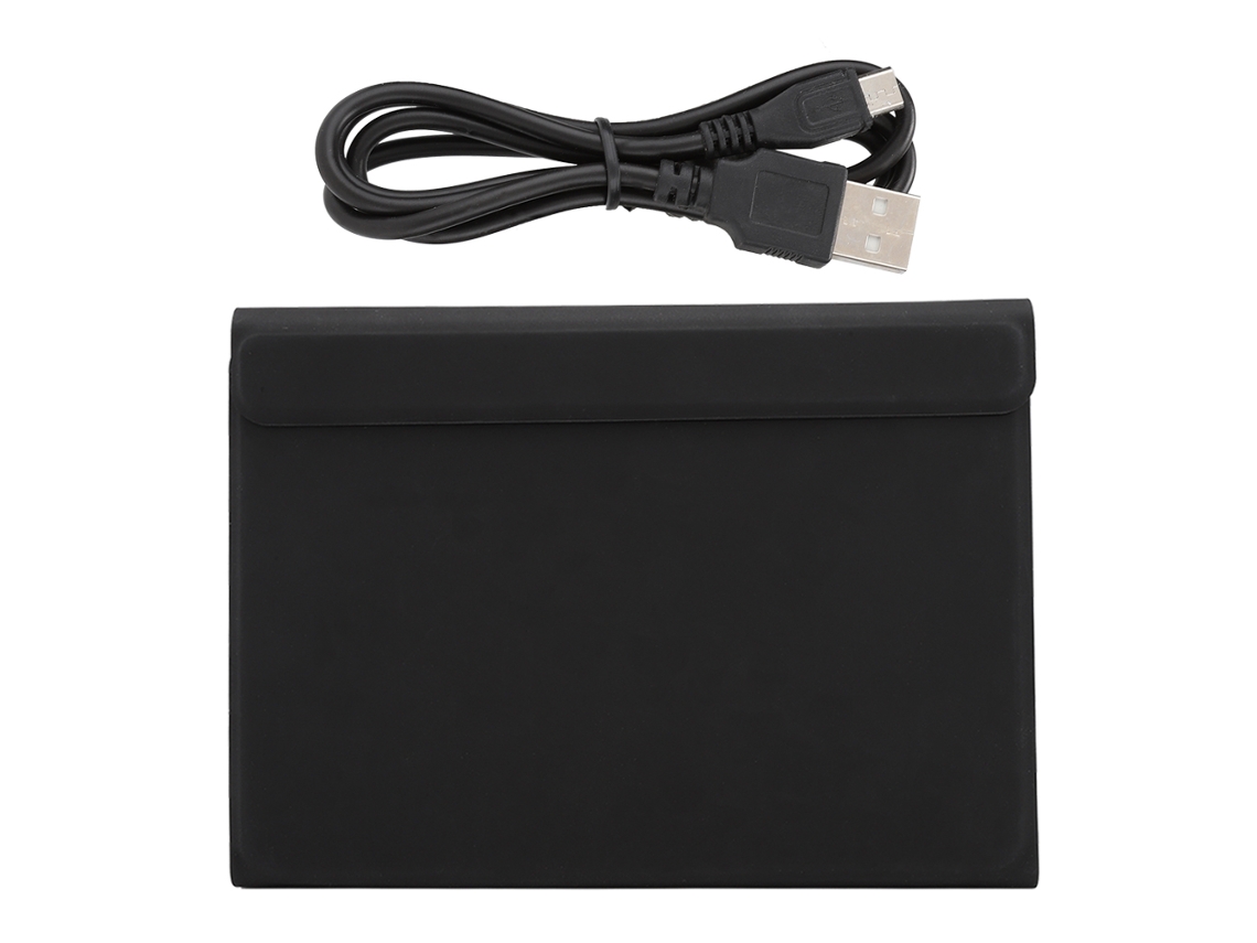 Capa De Teclado Bluetooth (proteção Com Suporte, Conexão Sem Fio) Sd-79 Para Ipad Mini4/5 Preto Mate