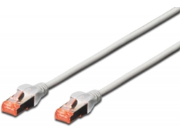 Cabo de Rede EWENT (RJ45 - 3 m - Cinzento)