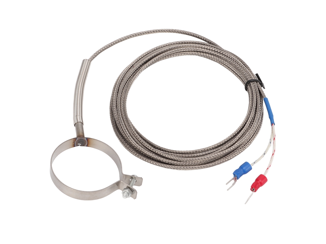 Yuru sonda Termopar Tipo K com Fio de 3 Metros Alta Sensibilidade Intervalo 0 400°c para Controle de Temperatura Industrial