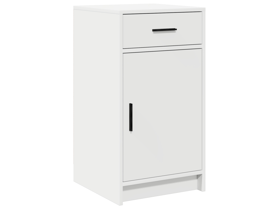 Conjunto 1 Móveis Buffet Vidaxl Branco Derivados De Madeira (40 X 40,5 X 75 Cm)