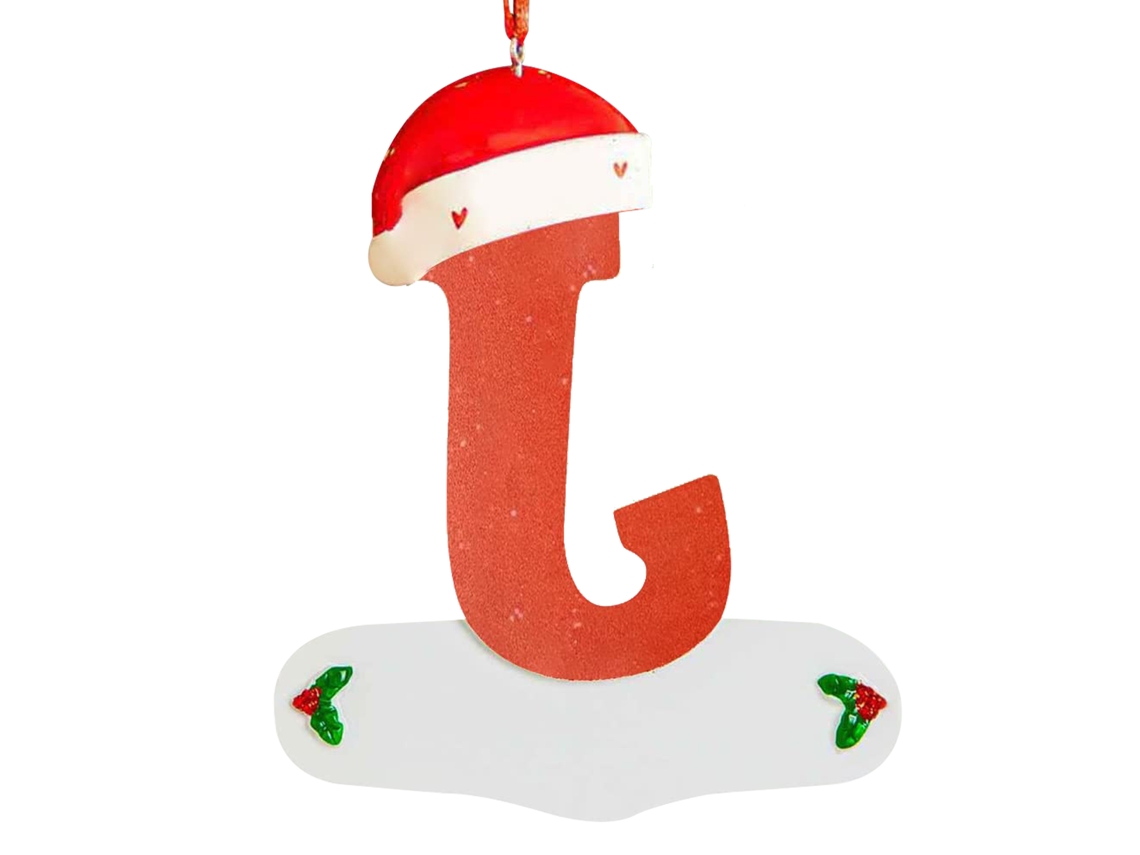 Decoração De Natal Personalizada Com Nome J Da Laxiscreed Para Presente Festivo E Único
