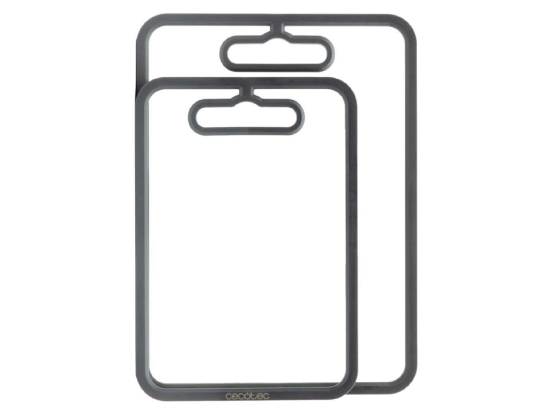 Cecotec Conjunto De Tábuas De Corte De Vidro Crystal Duo Cutting Board Set