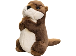 Lontra-marinha De Pelúcia, 19 Cm, Em Pé, Rezando. Brinquedo Pelúcia
