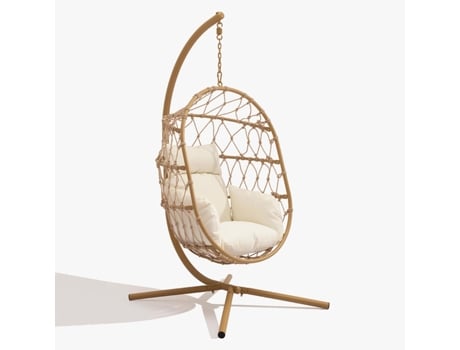 Cadeira De Baloiço Exterior Swing Line Natural Viva