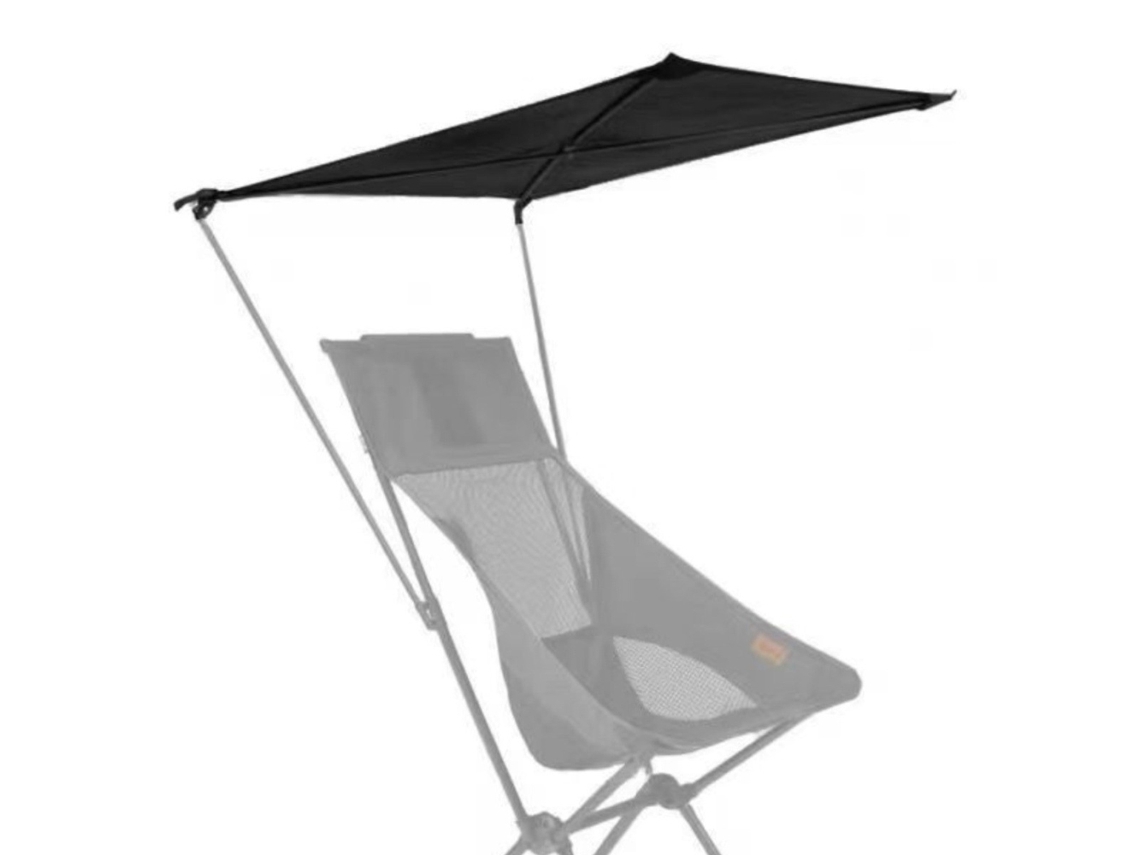 Cadeira de Camping com Toldo Portátil