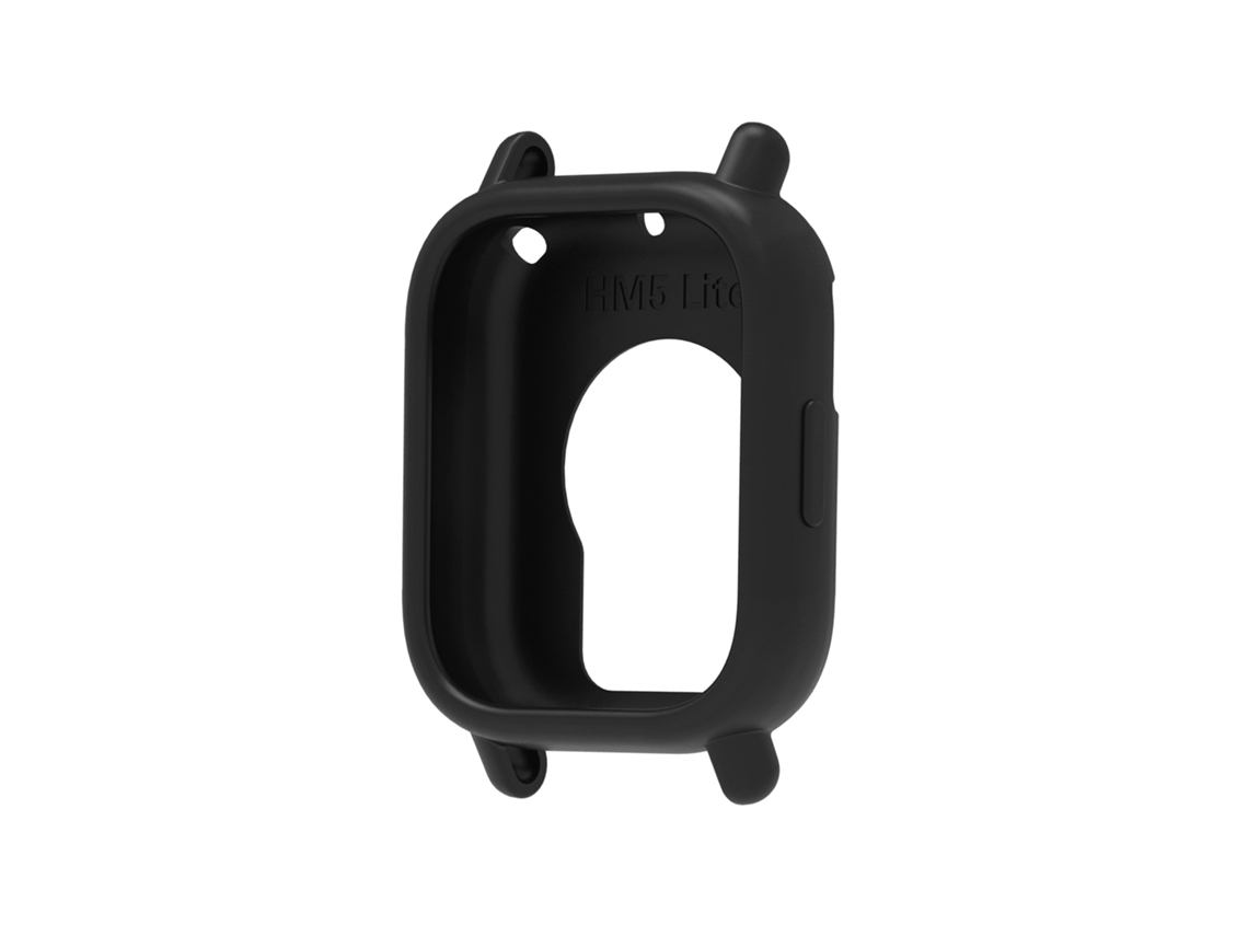 Capa Protetora de Silicone Macio para Redmi Watch 5 Lite Preto PANOONA