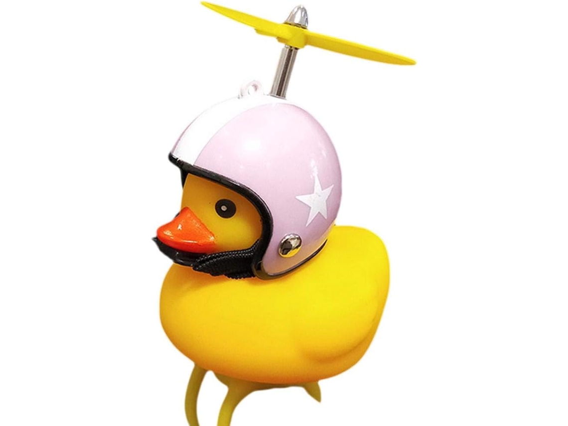 Buzina para Bicicleta, Amarelo, Formato de Pato AQUAFORGE