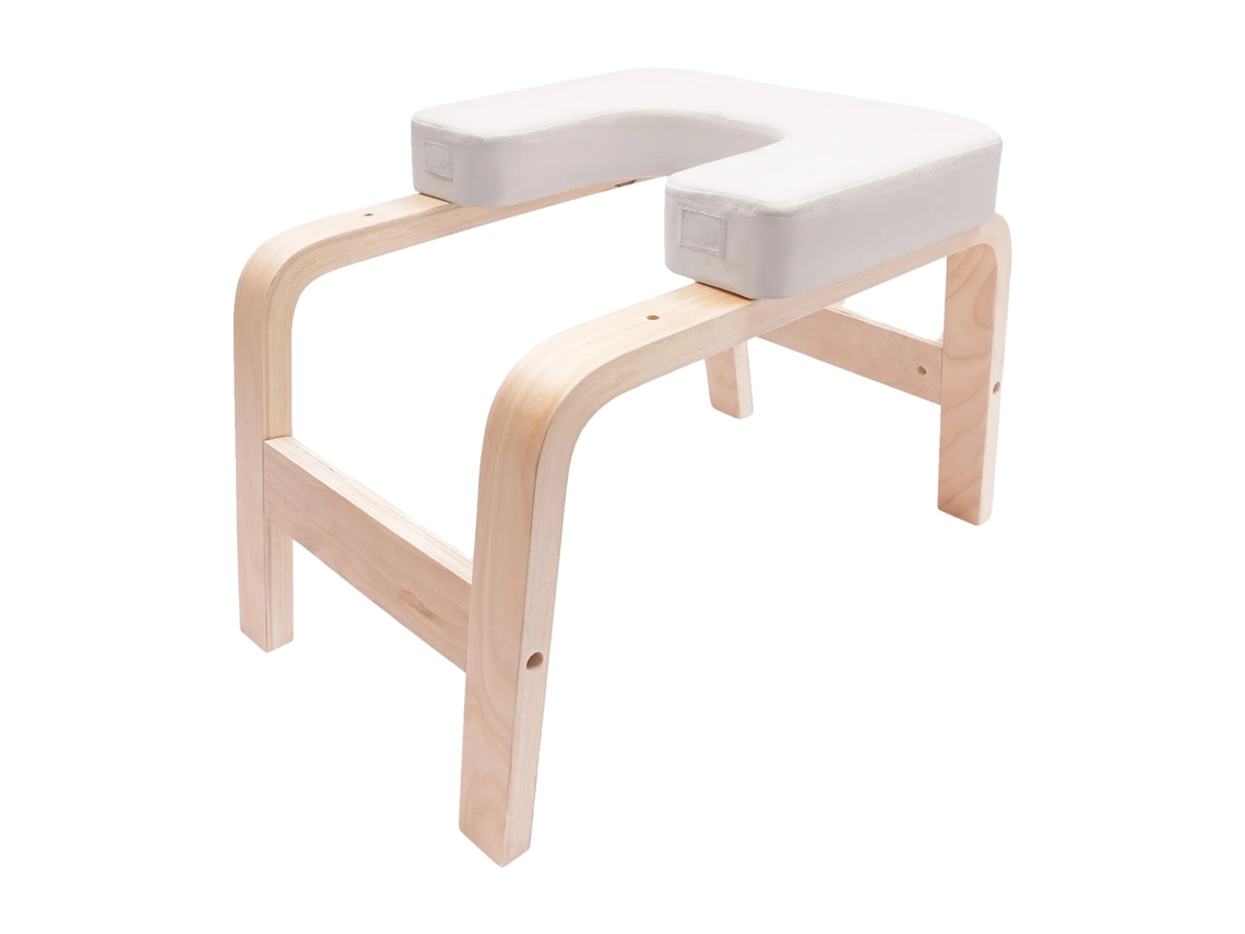 Banco De Cabeça De Yoga, Design Robusto, Uso Multifuncional, Branco