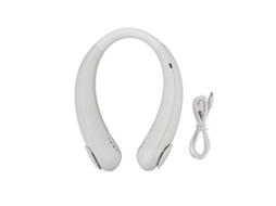 Ventilador Portátil Sem Lâmina Usb Silencioso para Pescoço Branco