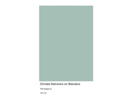 Livro Climate Hammers on Blenders The Impact of de Terry Jox (Inglês)