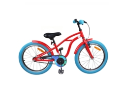 Vidaxl Bicicleta Infantil 20 Polegadas Para 6-11 Anos Vermelho