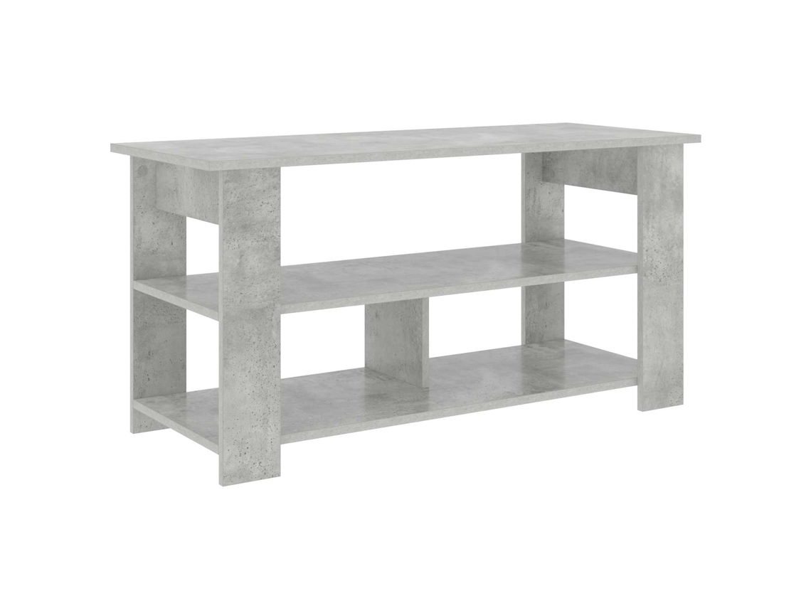Conjunto 1 Suporte Para Tv Vidaxl Cinzento Derivados De Madeira (100 X 40 X 50 Cm)