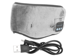 Máscara Para Dormir Com Fones De Ouvido Bluetooth, Música Para Escritório Em Casa, Fones De Ouvido Sem Fio Integrados, Cor Cinza