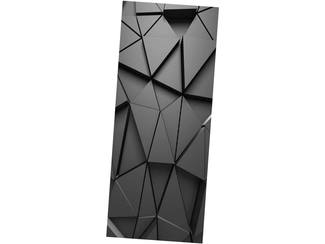 2 Adesivos Decorativos Pretos Em Pvc Para Porta De Geladeira, Duráveis.