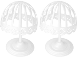 Suporte para Chapéus GOKOCO em Plástico Branco, 2 Peças