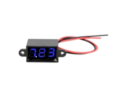 2026dn Voltímetro Digital de 0,28 Polegadas com Display Led, Dois Fios, Dc 3,0 30v, Impermeável (azul)