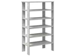 Shoe Rack, Shoe Racks Vidaxl Cinzeto Madeira Processada (n/a)