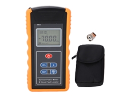 KIT MEDIDOR DE POTÊNCIA ÓPTICA YURU, Mini, Recarregável, 50~+26dBm, Vfl 10mW, Interface Universal