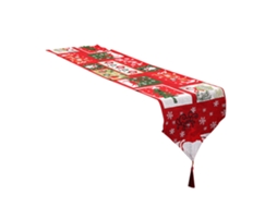 Passadeira de Natal para mesa, decoração festiva para fim de ano LAXISCREED