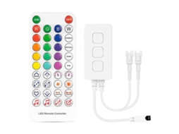 Controlador De Fita Led Bluetooth Sp611e Ws2812b Ws2811 Com Teclas Ir38 E Aplicativo De Controle Remoto Para Led Endereçável Slowmoose