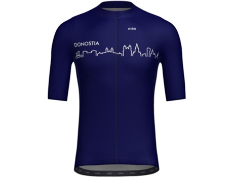 Maillot De Homem Para Ciclismo Hiru Core Lite Donostia Jersey Azul (m)