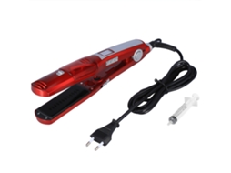 2026 plancha de Cabelo Kemei com Tela Led de Temperatura, Ferramenta Elétrica de Alisamento e Penteado