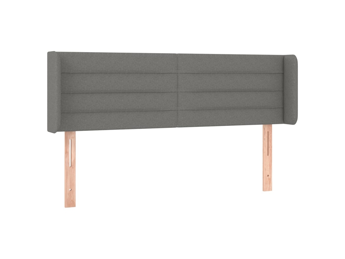 Headboard, Headboards Vidaxl Cinzeto Tecido (147 X 16 X 78/88 Cm)
