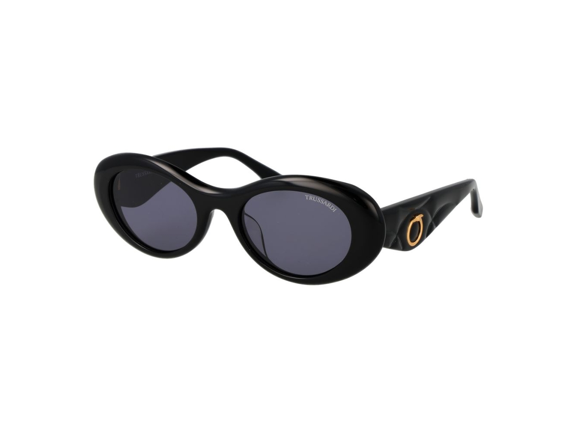 Óculos De Sol Trussardi Tsw9094 53a01 Para Mulher – Preto