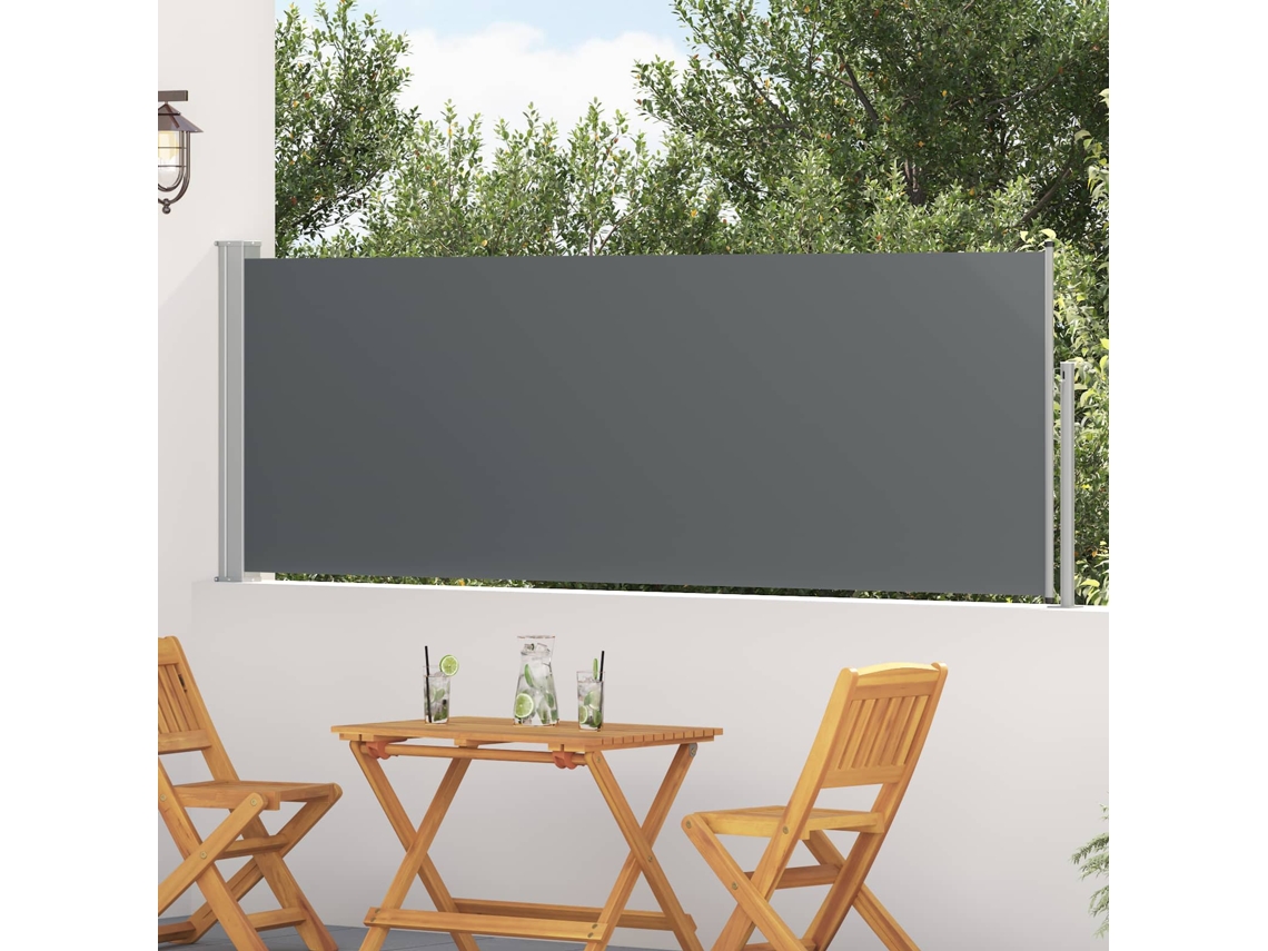 Vidaxl Toldo Lateral Retrátil 500 X 100 Cm Poliéster Retangular
