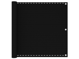 Vidaxl Tela De Varanda 90x300 Cm Pead Preto