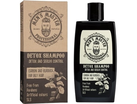 Champô MEN'S MASTER Anti-Hair Loss Detox de Carvão (260 ml)