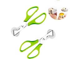 Tesoura Para Codornas(2 Peças), Tesoura Para Casca De Ovos, Aço Inoxidável, Zqkla
