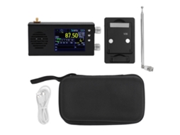 Rádio Portátil De Onda Curtas Com Tela Lcd E Bateria 5000mah