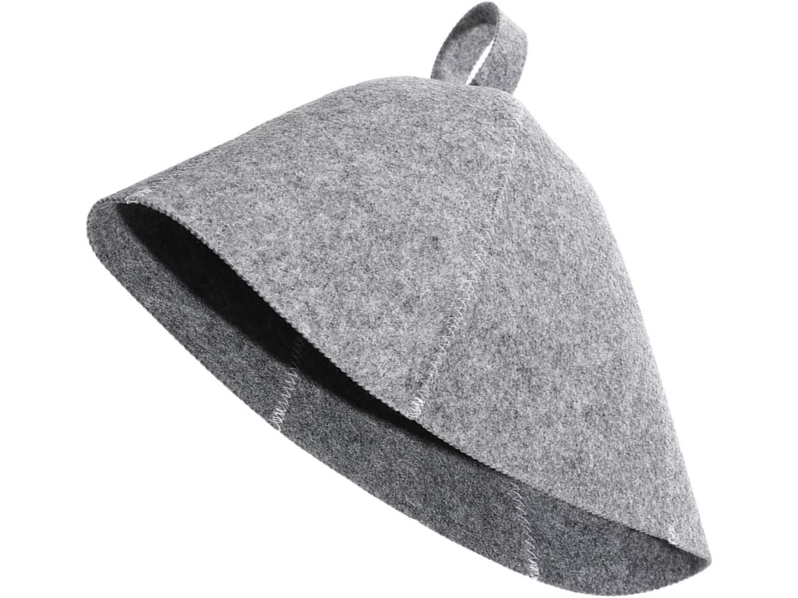 Touca de Sauna Inoomp Feita de Feltro Espesso para Mulheres, Formato Simples, Não Deformável, como Acessório de Sauna CHABERLU