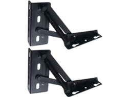 Conjunto De 2 Dobradiças Mola Reforçadas Para Armazenamento Móveis, Portas De Armários, Sofás Cama E Móveis Suporte