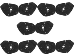 Conjunto De 10 Peças Protetores Silicone Para Orifícios Abertura Do Braço Inferior Limpador Para-