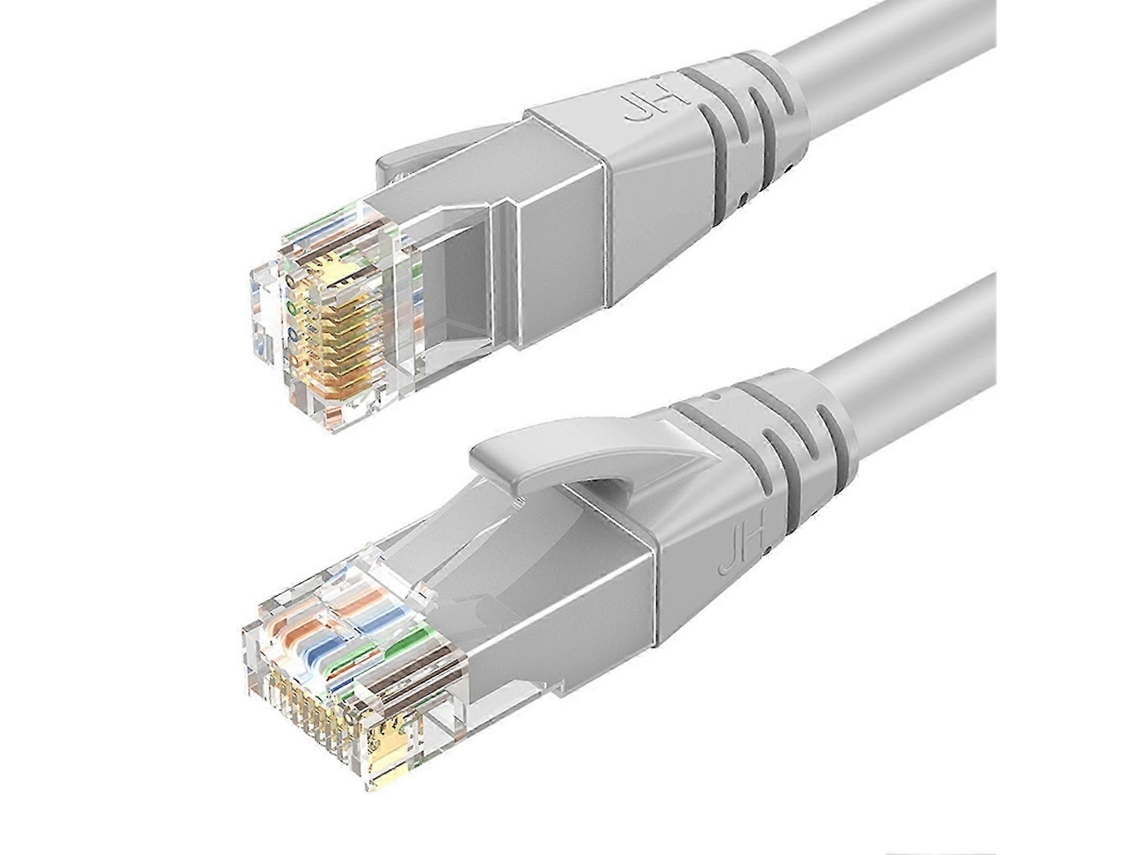 Cabo Ethernet Cat6 Retardante De Chamas, Alta Velocidade 1000mbps, Conector Rj45, Cabo De Rede Lan Para Roteador Aquaforge