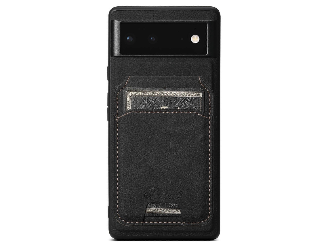 Capa De Celular Suteni H16 Com Textura De Lichia E Couro Com Fundo Removível