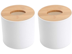 Peças Caixa De Lenços Redonda Porta Lenços Capa Mesa Guardanapo Caixa De Armazenamento Para Casa Hotel Aquaforge