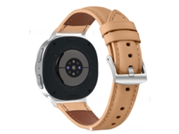 Pulseira de couro sintético para Samsung Galaxy Watch 9 (40/44 mm) Camelot