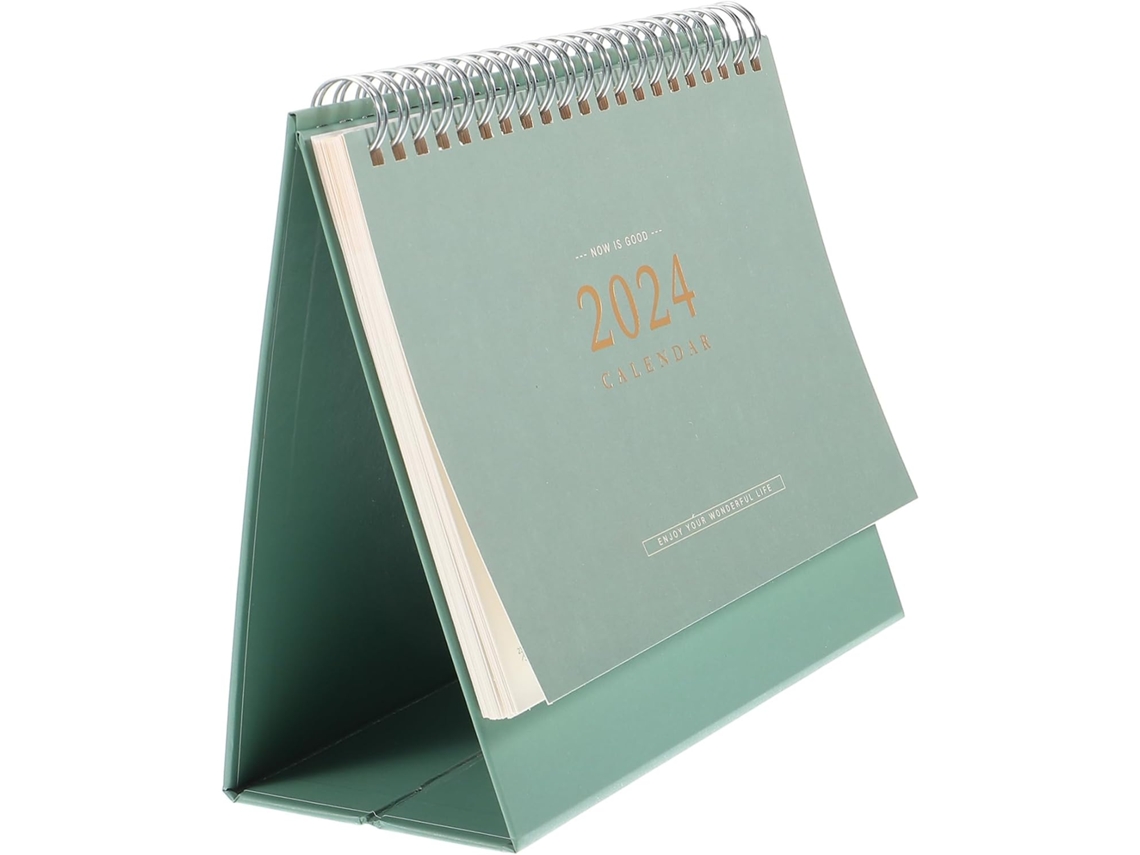 Calendário Espiral Para Escritório E Casa: De Mesa Com Design Moderno,