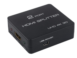 Hdmi 4k Splitter 1 Em 2 Para Monitor Duplo, 4k30hz, 1080p, 3d, Compatível Ps4 Etc Preto Bestvite
