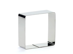 Molde Emplatador Inox. Cuadrado 9x4 Cm 2193 Imf